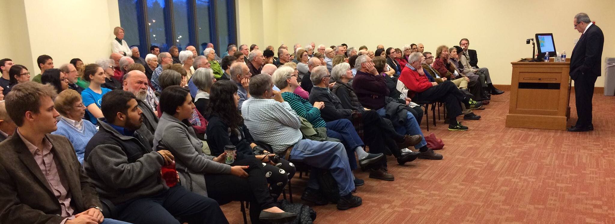 Past Events: At Marist College. Ambassador Theodore Kattouf of AMIDEAST